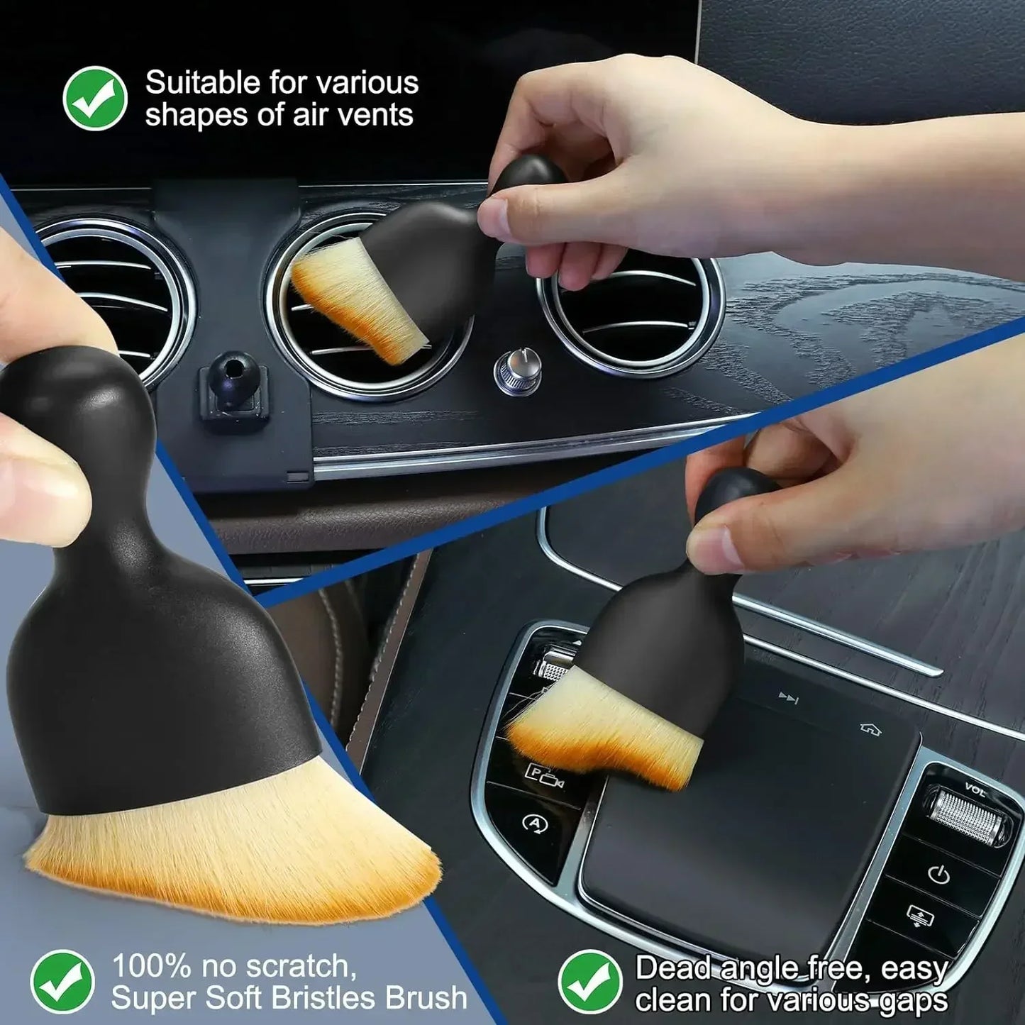 6Pcs Car Wash Care Detailing Brush